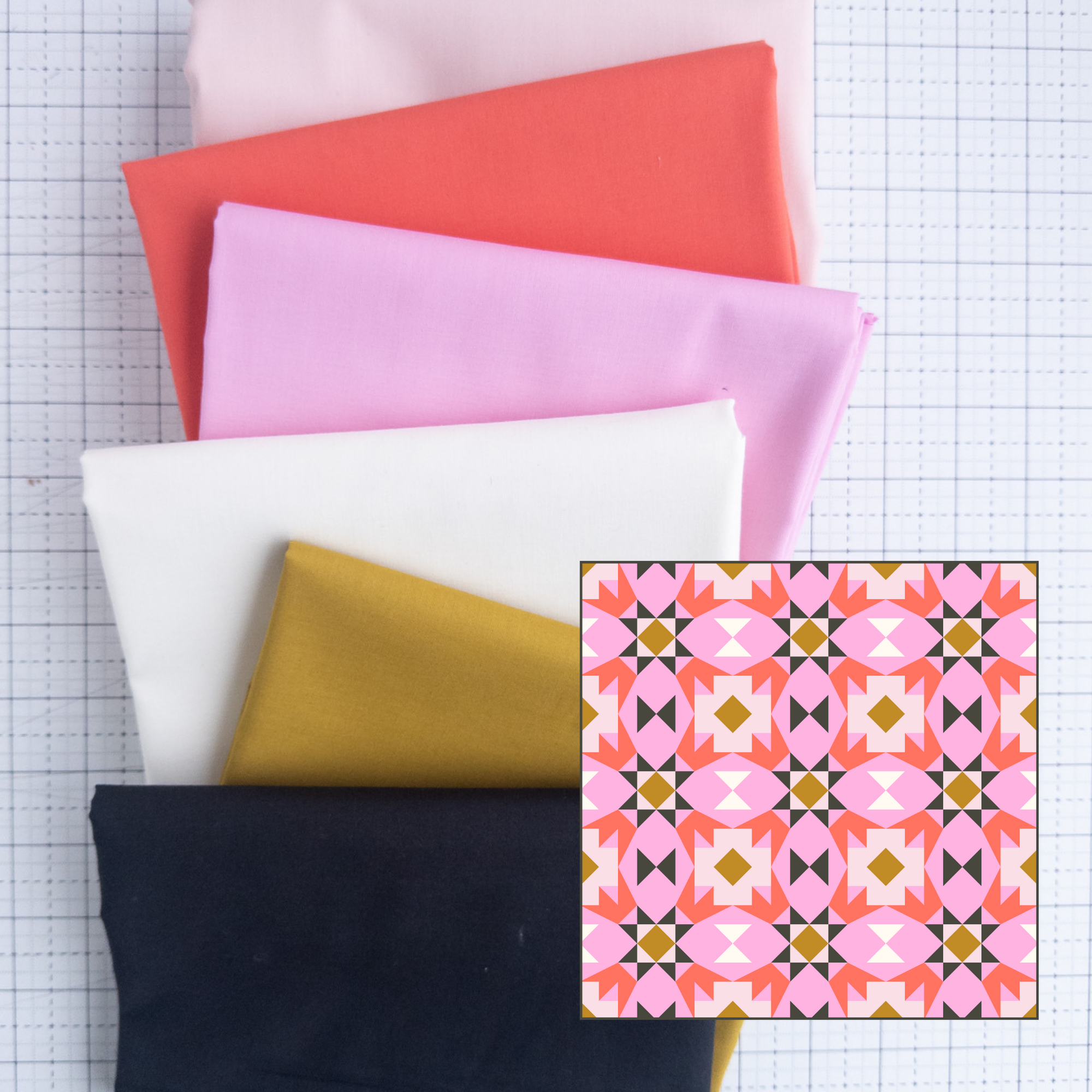 Cadence Quilt Kit - Urban Spring