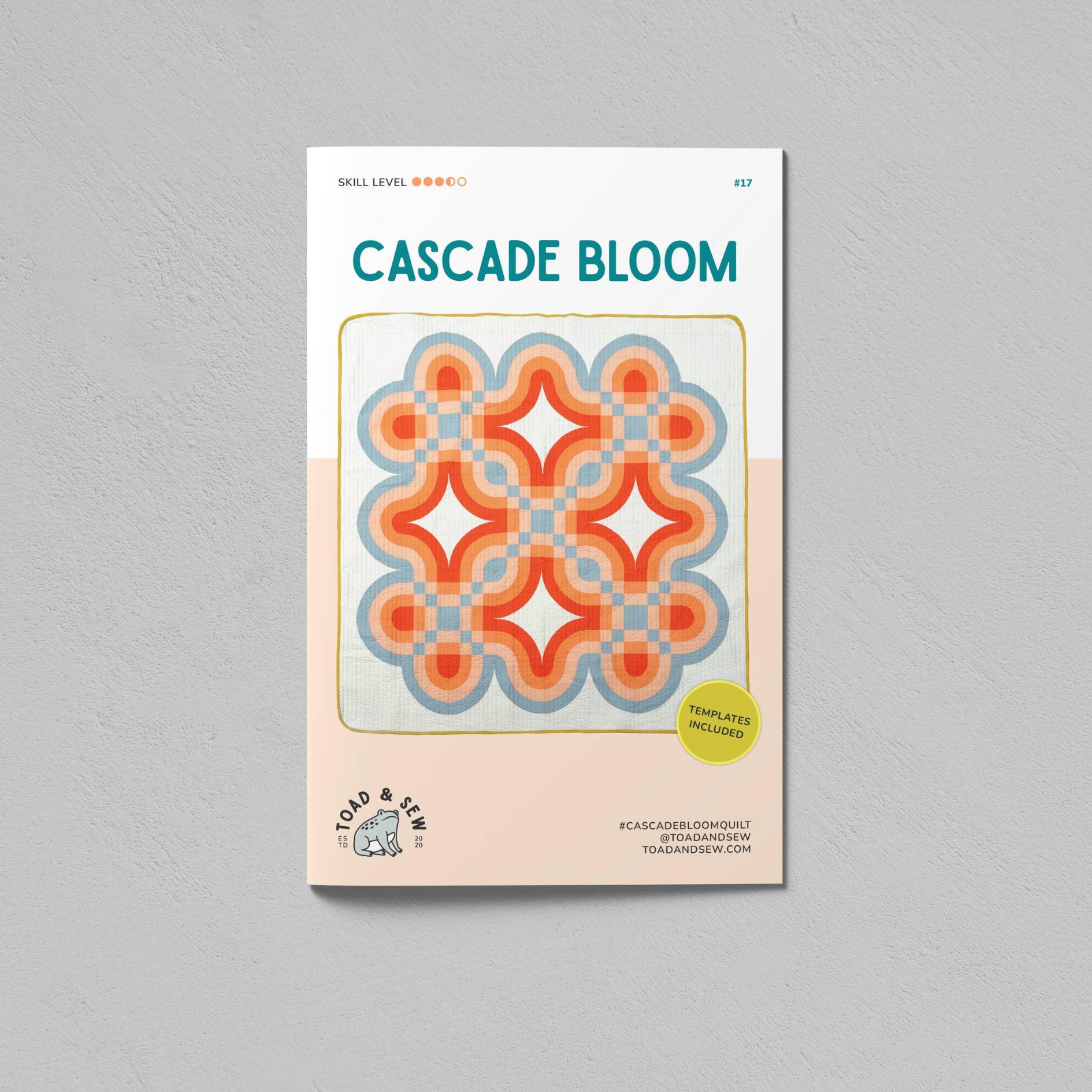 Cascade Bloom Quilt Printed Pattern