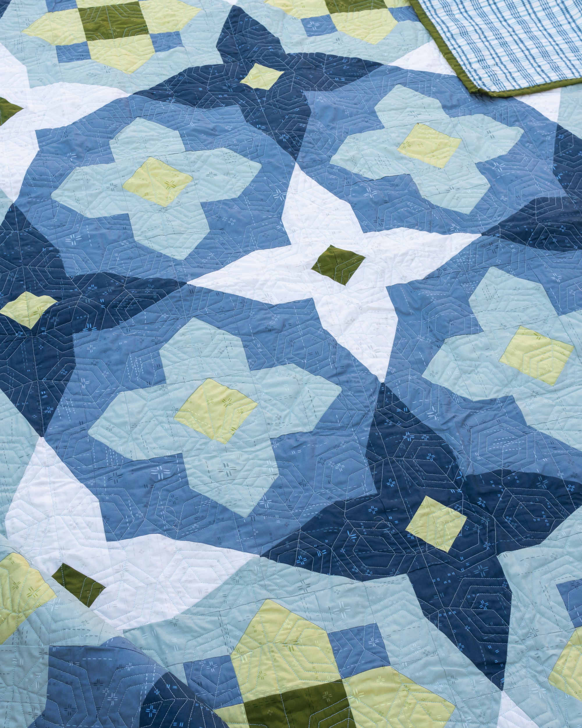 Garden Glow Quilt Printed Pattern