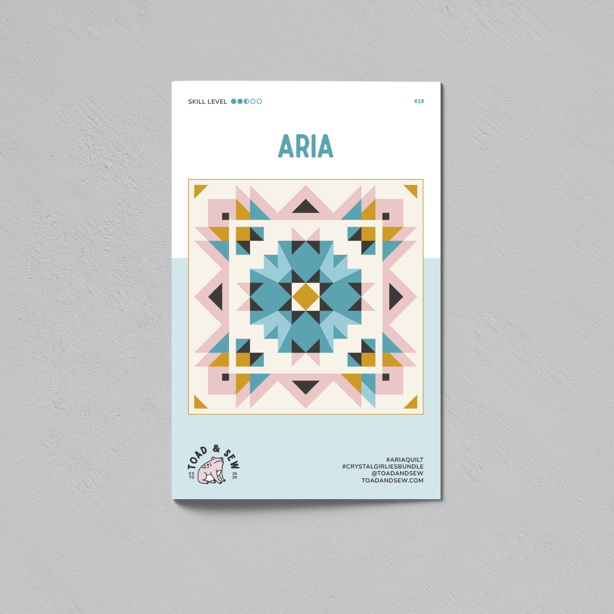 Aria Quilt Printed Pattern