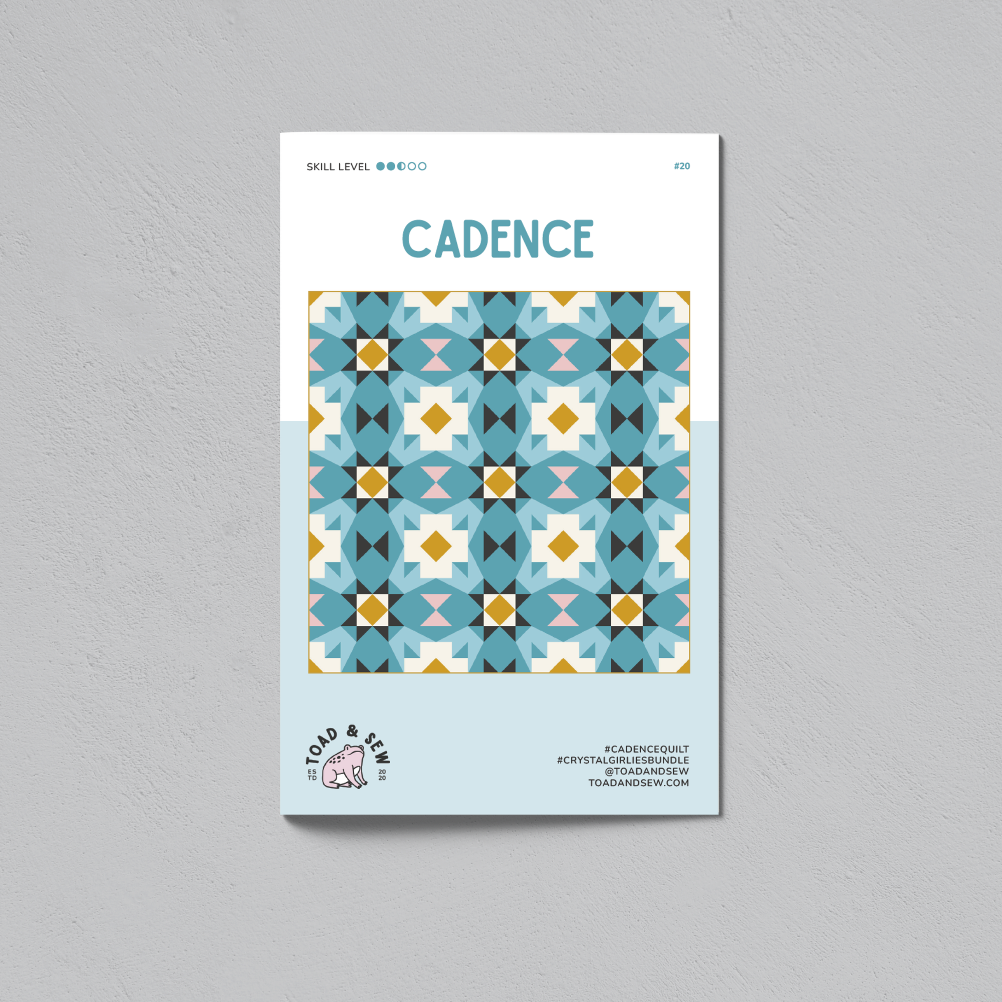 Cadence Quilt Printed Pattern