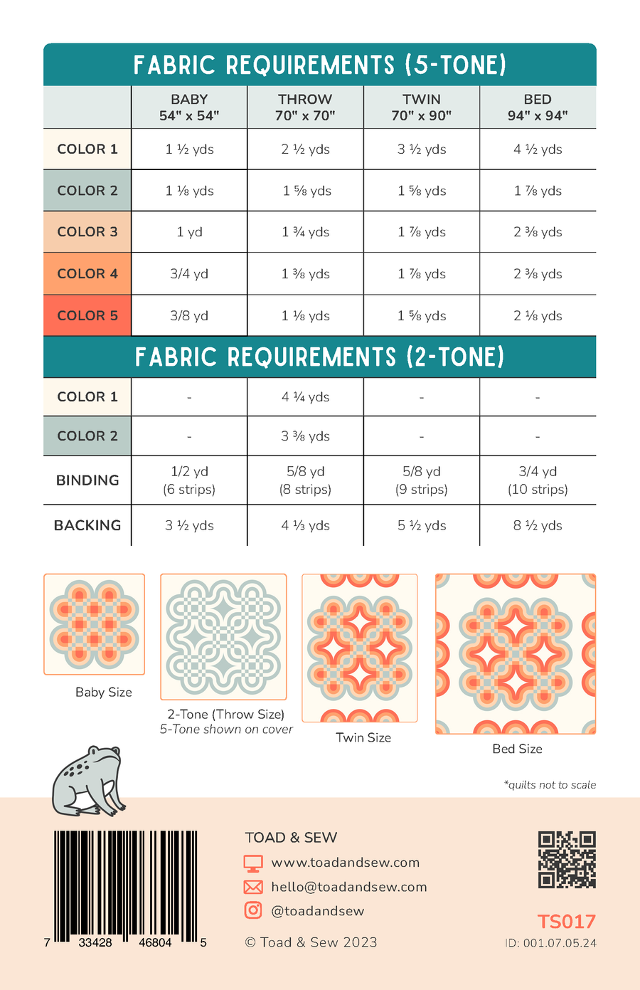 Cascade Bloom Pattern - PDF