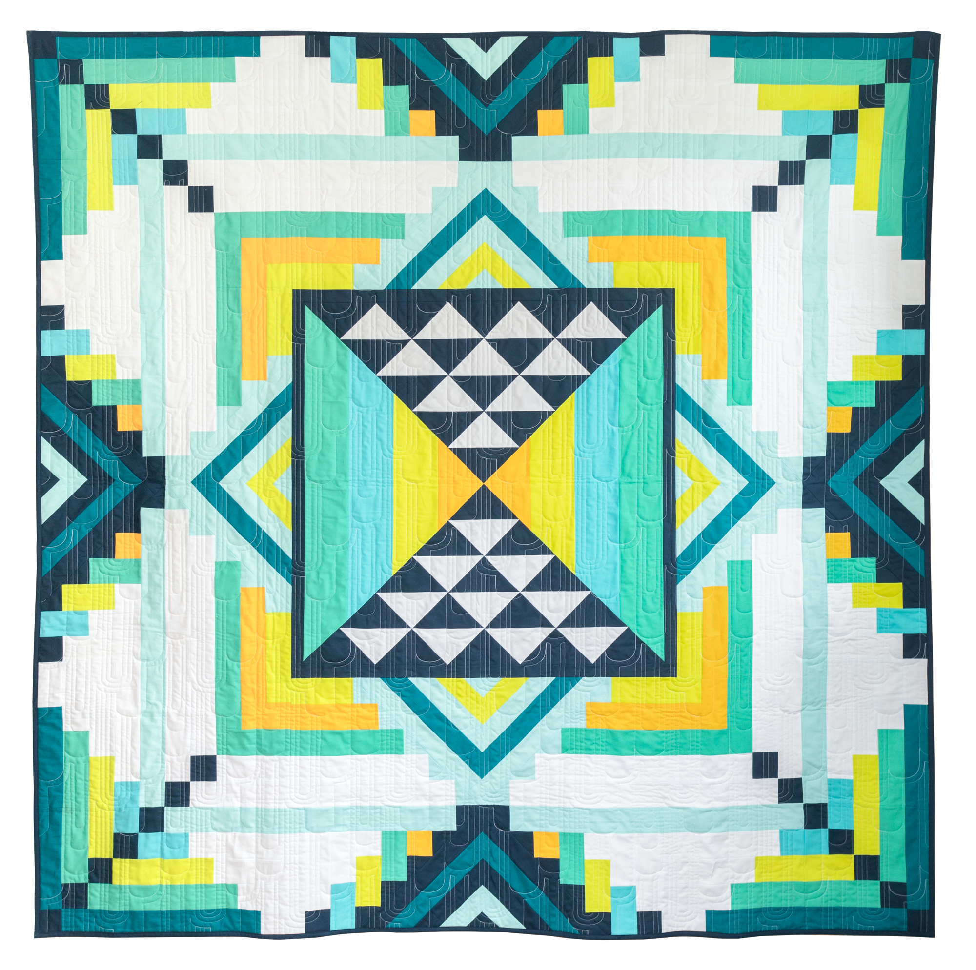 Diamond Flare Quilt Printed Pattern