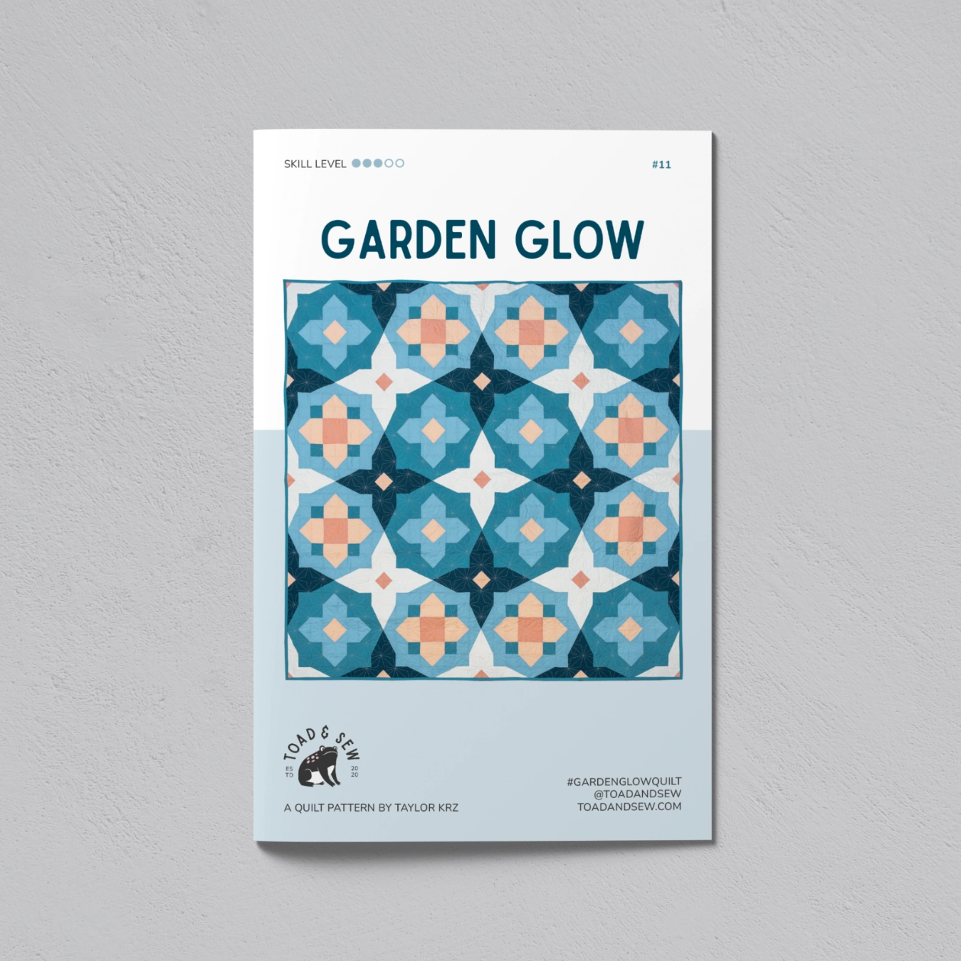 Garden Glow Quilt Printed Pattern