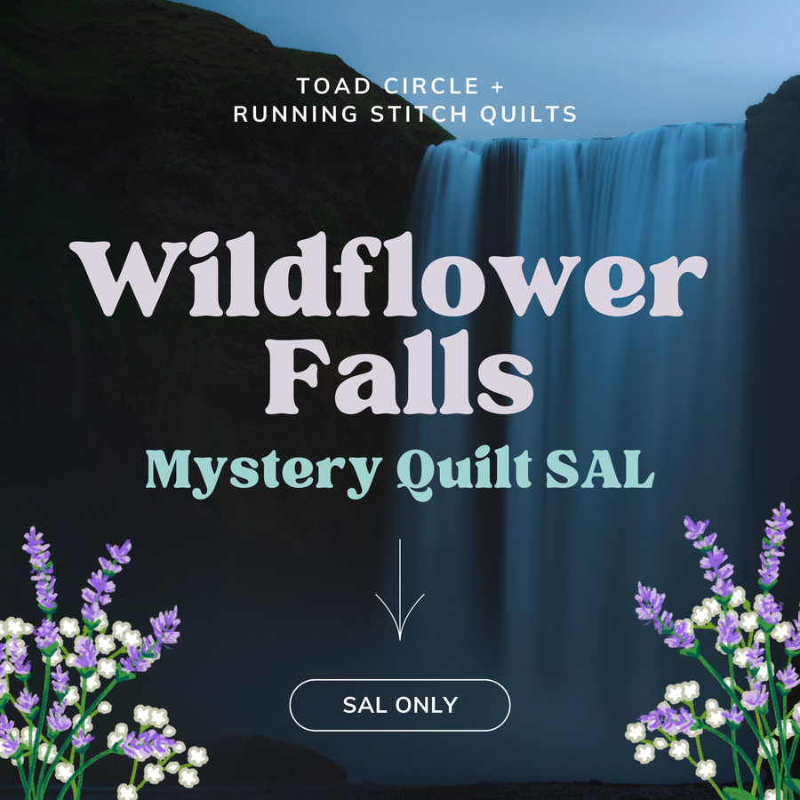 Toad Circle | Wildflower Falls Mystery Quilt SAL (Tadpole Tier)