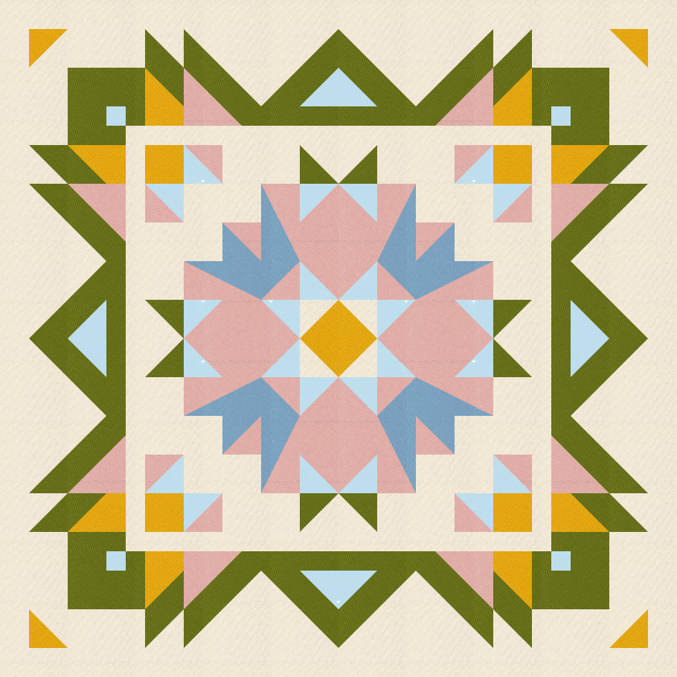 Aria Quilt Kit - Faux Spring