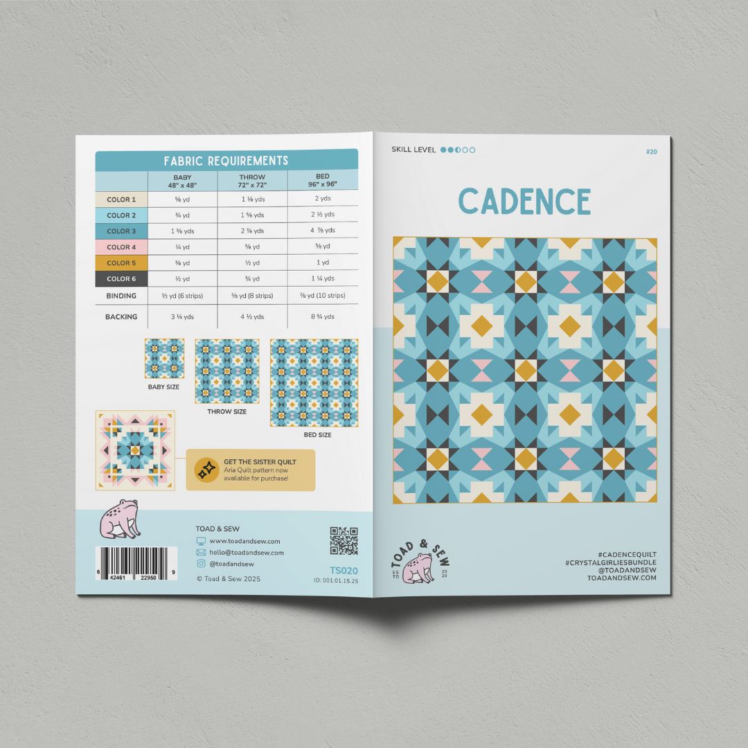 Cadence Quilt Printed Pattern