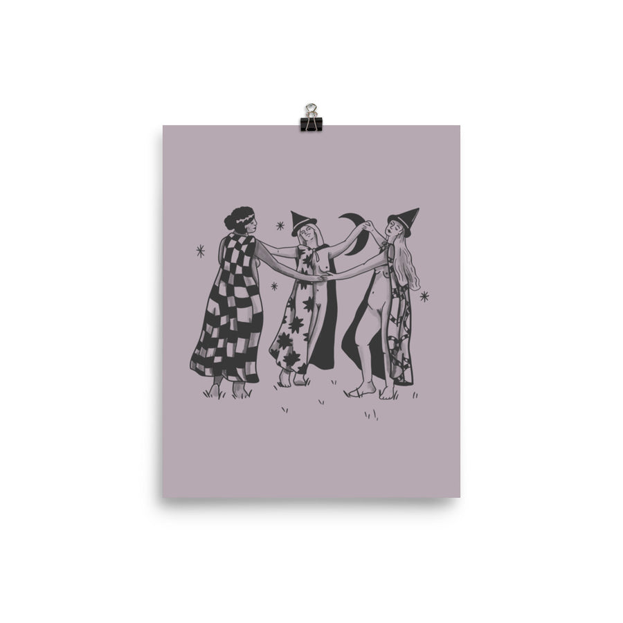 Quilty Witch Ladies Poster