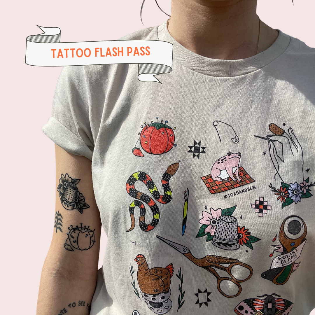 Quilty Flash Sheet - Tattoo Pass